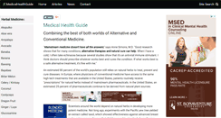 Desktop Screenshot of medicalhealthguide.com