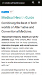 Mobile Screenshot of medicalhealthguide.com
